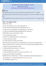Đề thi học kì 2 Vật lí 10 Cánh diều - Đề số 5